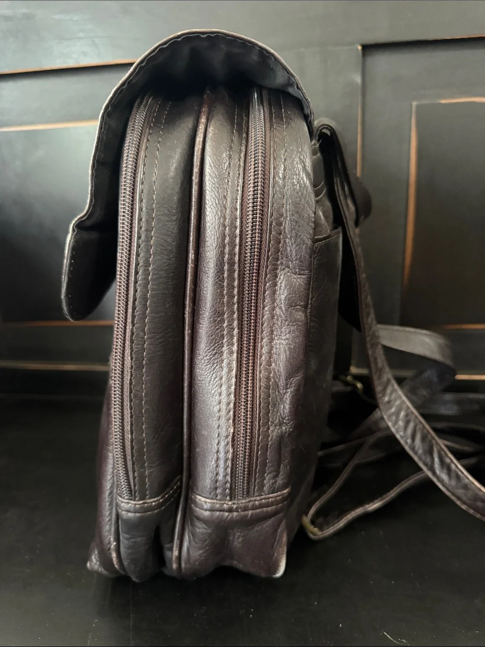 Brown Leather Backpack - Classic Carry